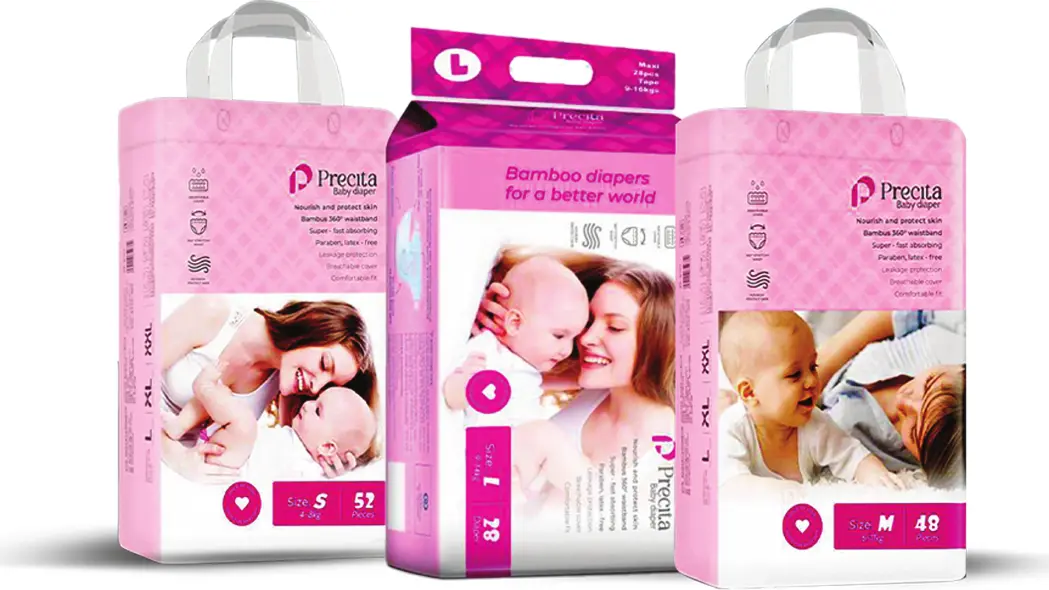 Precita baby diaper range
