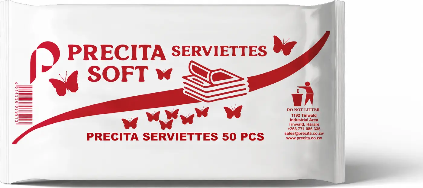 Precita Soft Serviettes - 50 Pieces